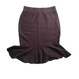 Zenana Outfitters Slip on Mermaid Flair Skirt  Size XL